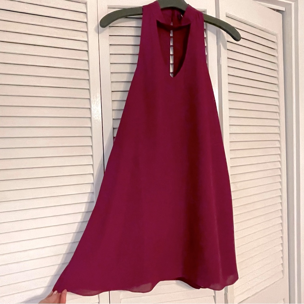 Lulu’s Chiffon dress - Small NWT